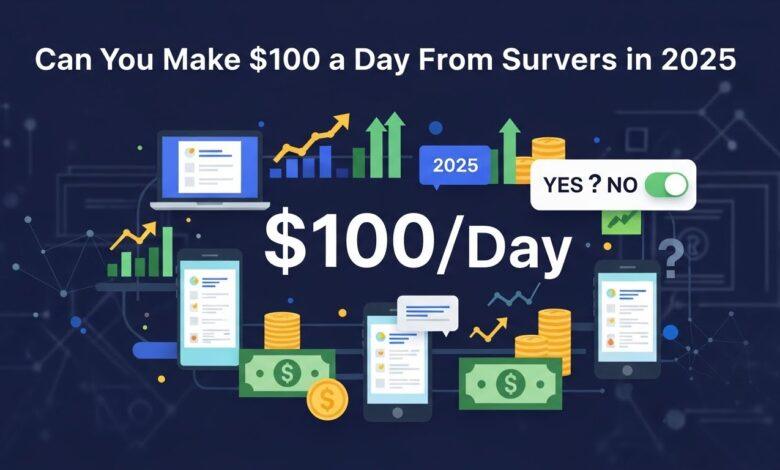 Make $100 a Day From Surveys in 2025